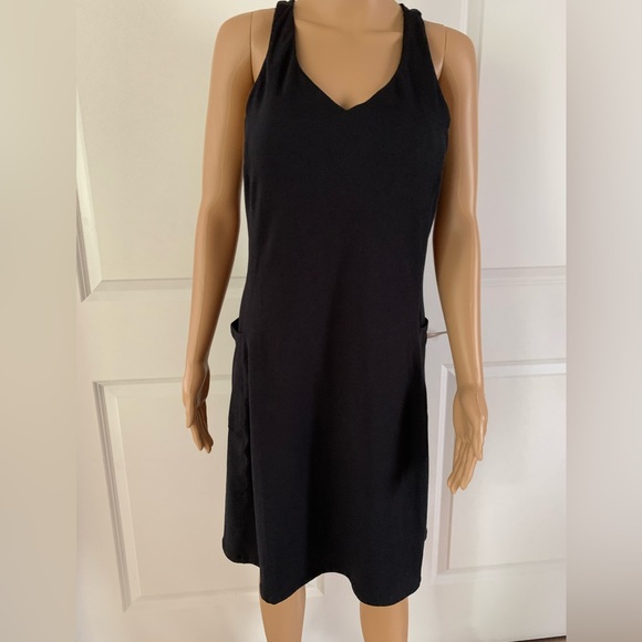 EDDIE BAUER Black Racerback Sleeveless Dress - Picture 5 of 14